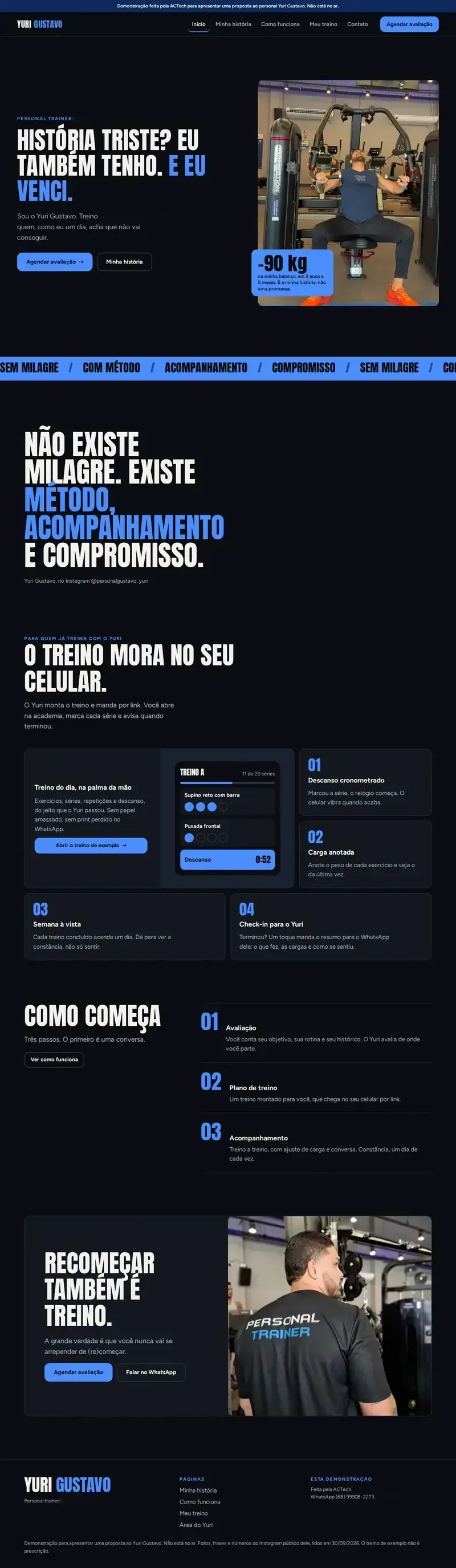 Yuri Gustavo: Visualização da demonstração, editada para esta vitrine. Alguns textos e identificações foram omitidos.